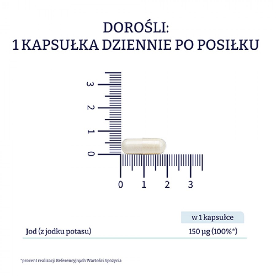 Zdjęcie produktu - 3 Naturell Jod, 100 kapsułek