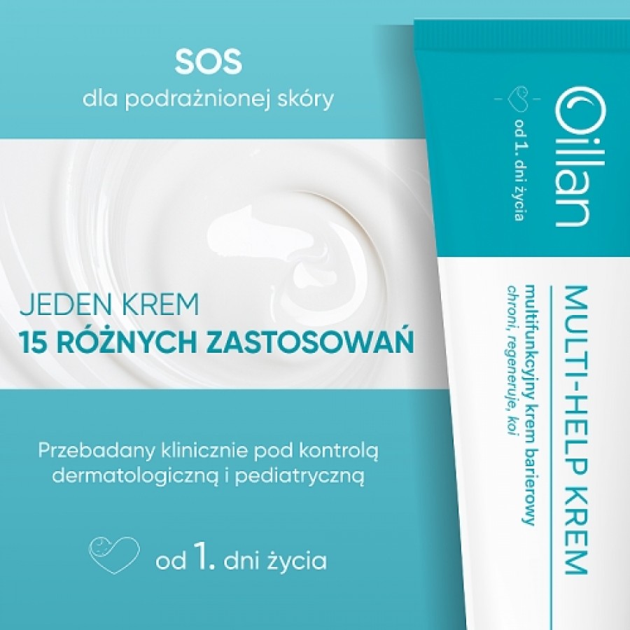 Zdjęcie produktu - 3 OILLAN Multi-Help Multifunkcyjny krem barierowy, 50ml