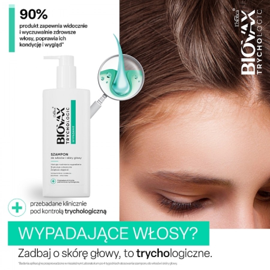 Miniaturka artykułu - #0 BIOVAX Trychologic Wypadanie Szampon do włos&oacute;w i sk&oacute;ry głowy, 200ml