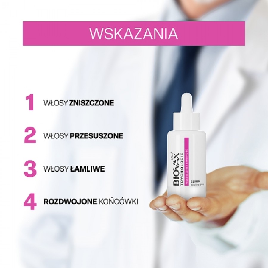 Miniaturka artykułu - #1 BIOVAX Trychologic Przesuszenie i Łamliwość Serum do sk&oacute;ry głowy, 50ml