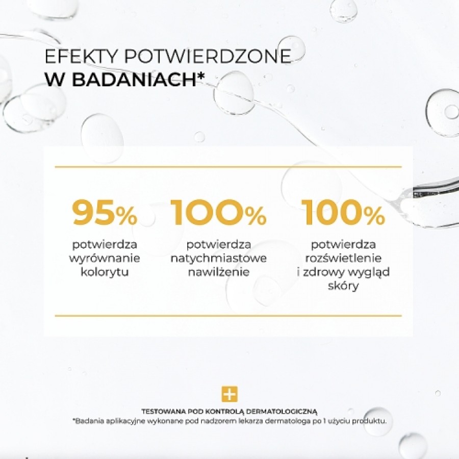 Miniaturka artykułu - #1 L'BIOTICA PHF + Witamina C Nawilżenie & Rozświetlenie Hydrożelowa Maska do twarzy 