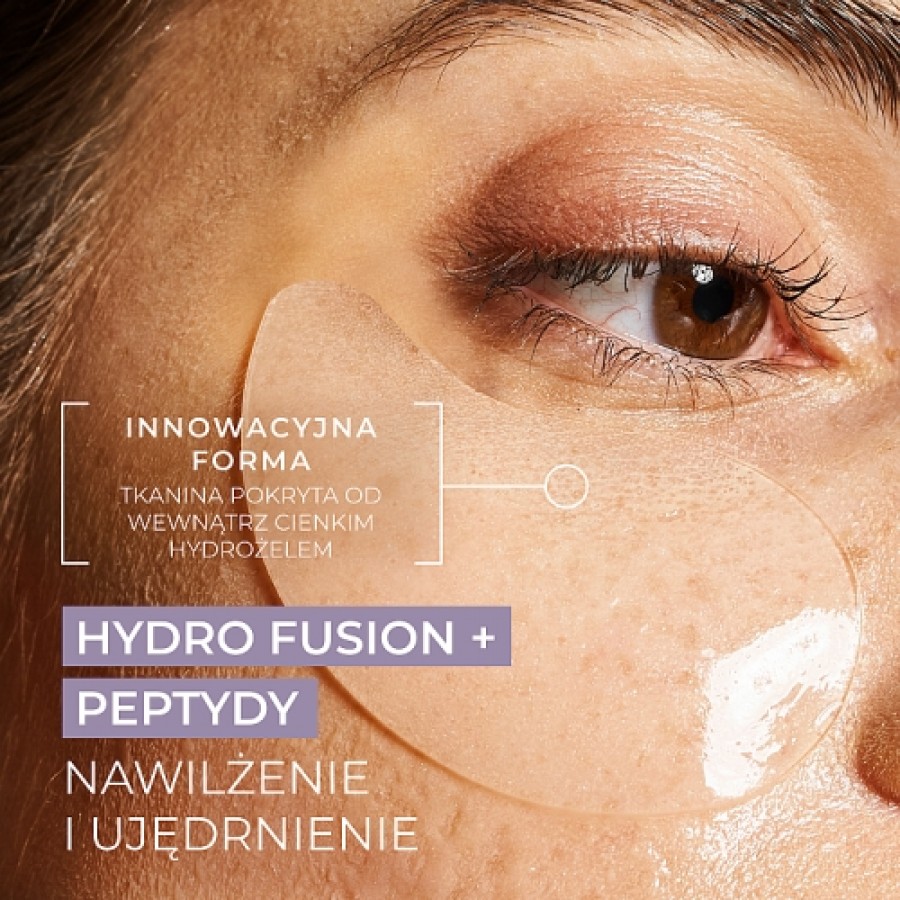 Zdjęcie produktu - 0 L'BIOTICA PGA Hydro Fusion Hydrożelowe płatki pod oczy z peptydami, 2 szt.