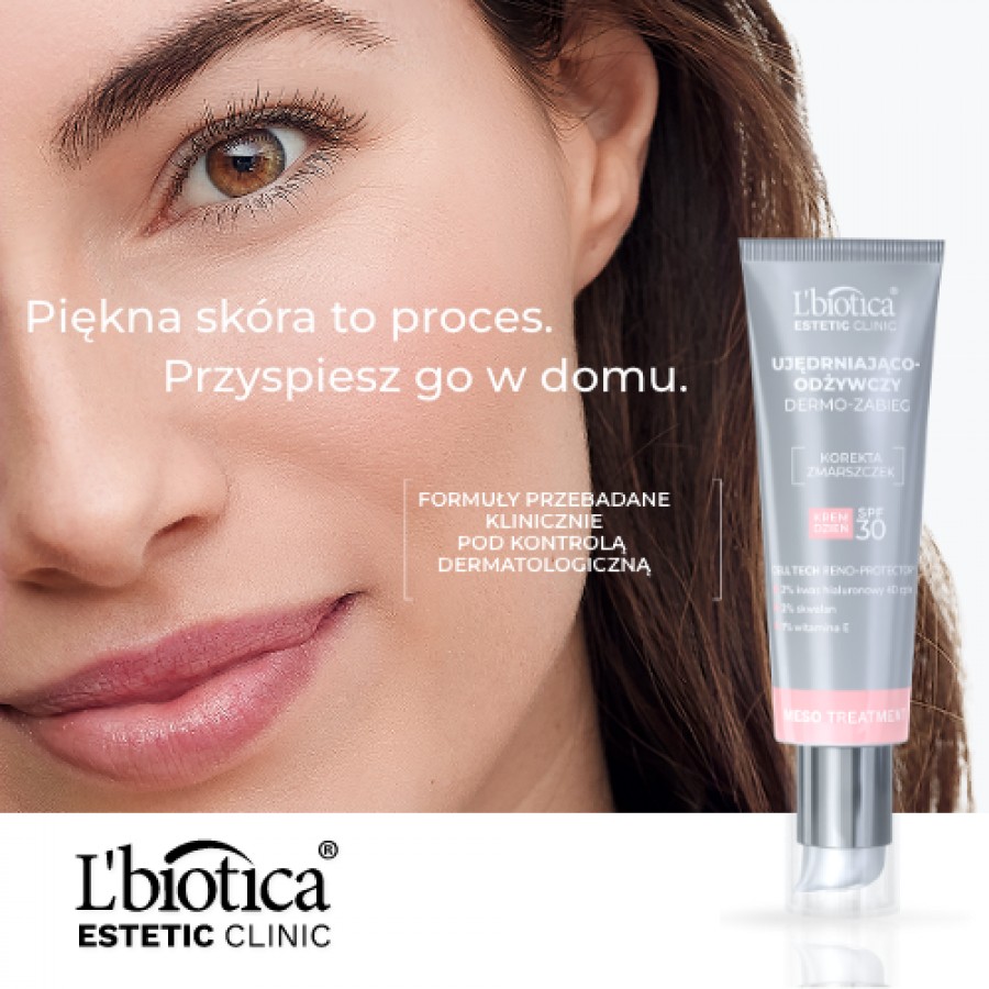Zdjęcie produktu - 0 L'BIOTICA Estetic Clinic Meso Treatment Ujędrniająco-odżywczy Dermo-Zabieg Krem na dzień SPF 30, 35ml