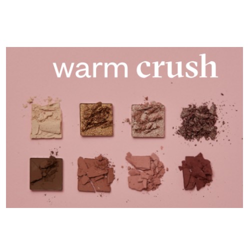 Miniaturka artykułu - #0 PAESE Paleta cieni do powiek Warm Crush, 11g