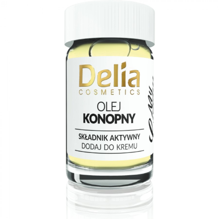 Miniaturka artykułu - #0 DELIA MyCream OLEJ KONOPNY Składnik aktywny do kremu, 5ml
