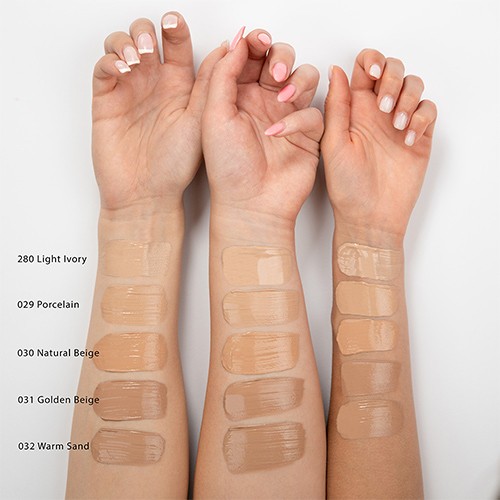 Miniaturka artykułu - #1 INGRID Mineral Silk & Lift Podkład nawilżająco-wygładzający 032 Warm Sand, 30ml