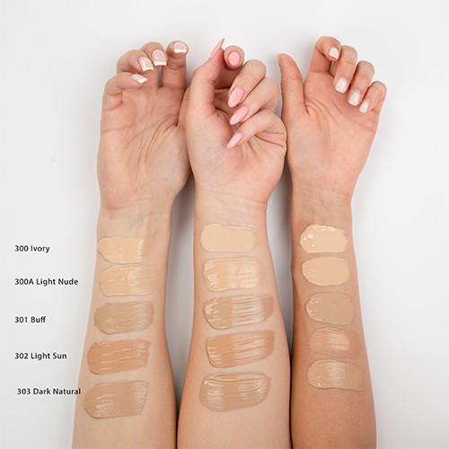 Miniaturka artykułu - #1 INGRID Ideal Matt Mineralny podkład matujący 302 Light Sun, 30ml