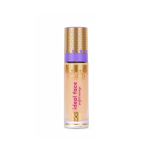 Miniaturka artykułu - #0 INGRID Ideal Face Podkład kryjący 10 Light Ivory, 30ml