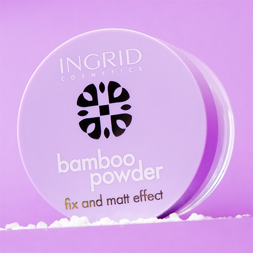 Zdjęcie produktu - 2 INGRID Matujący puder bambusowy sypki, 8g