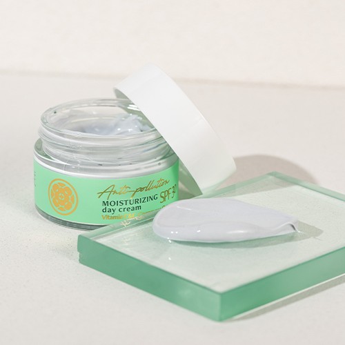 Miniaturka artykułu - #0 VOLLARE Detox Kreator Ochrony Nawilżający krem do twarzy na dzień SPF 30, 50ml