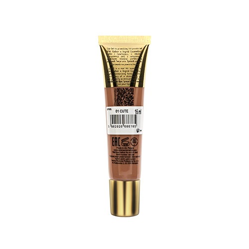 Zdjęcie produktu - 0 INGRID ID Viki Gabor Lip Gel żelowy błyszczyk do ust 01 Cute, 15ml