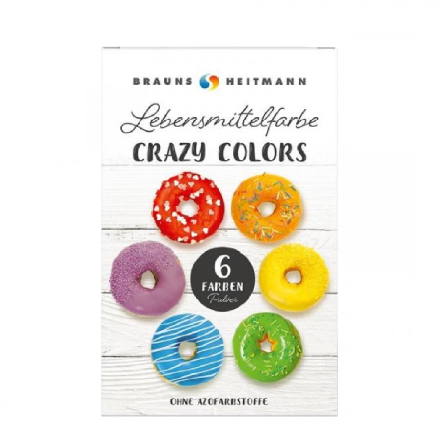 Zdjęcie produktu - 0 HEITMANN Crazy Colors Barwniki spożywcze, 6x4g