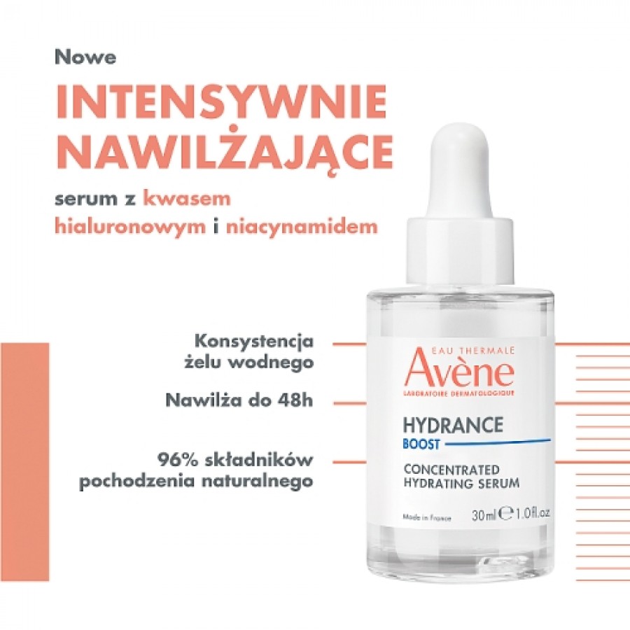 Miniaturka artykułu - #0 AVENE HYDRANCE Skoncentrowane serum nawilżające, 30ml