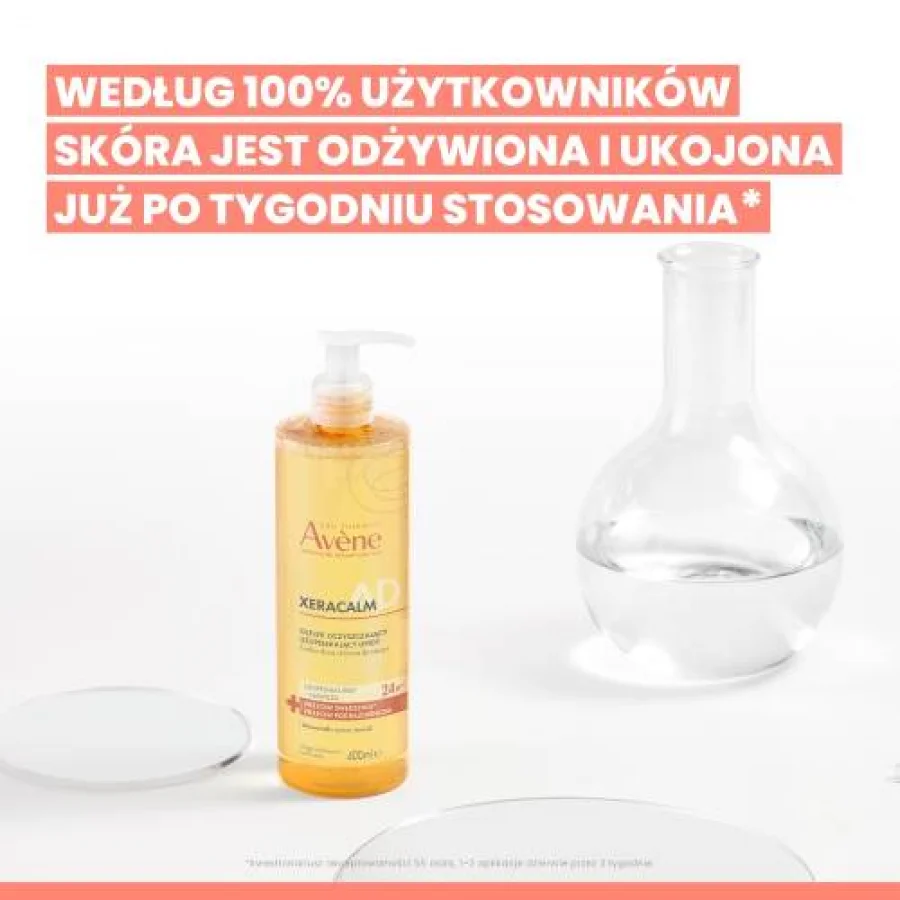 #2 – AVENE XERACALM A.D Uzupełniający lipidy olejek oczyszczający, 400ml