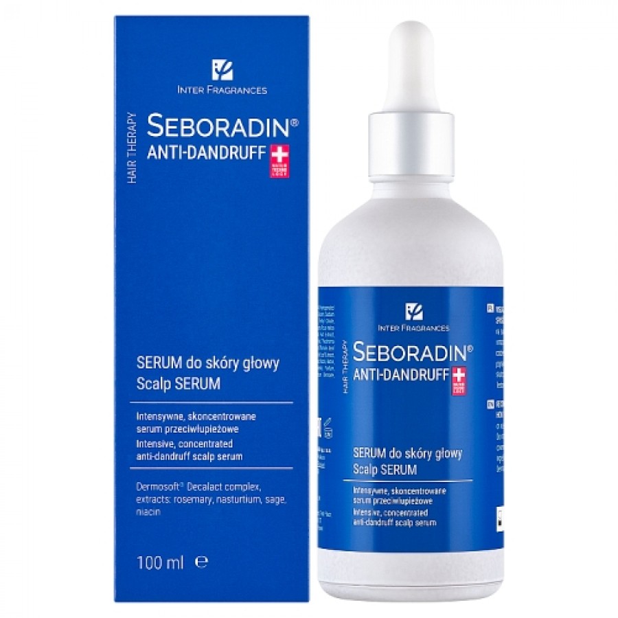 Miniaturka artykułu - #0 SEBORADIN Anti-dandruff Serum przeciwłupieżowe do sk&oacute;ry głowy, 100ml