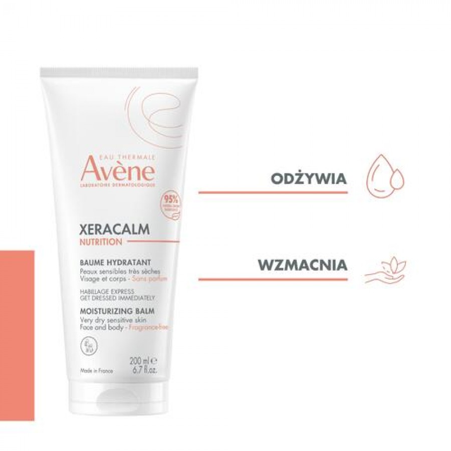 Miniaturka artykułu - #0 AVENE XERACALM NUTRITION Balsam nawilżający, 200ml