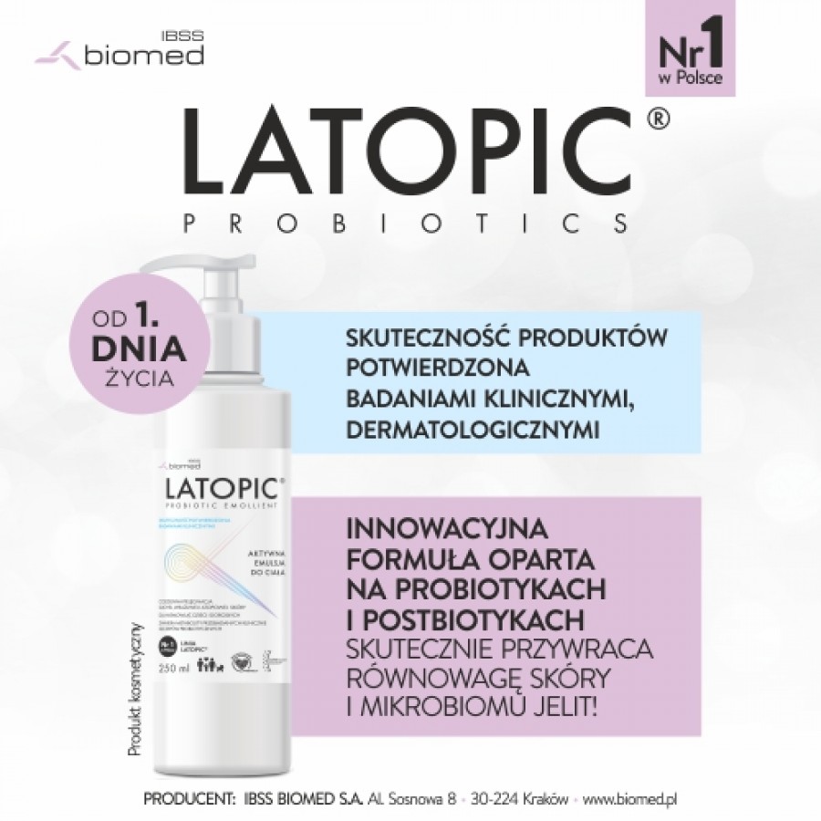 Miniaturka artykułu - #0 Latopic aktywna emulsja do ciała, 250ml