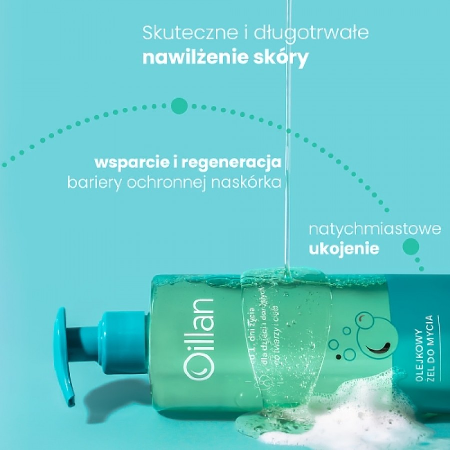 Miniaturka artykułu - #1 OILLAN Olejkowy żel do mycia, 400ml