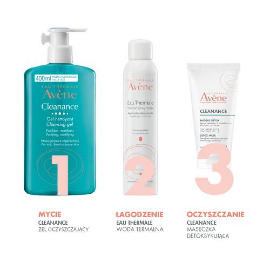 Zdjęcie produktu - 2 AVENE CLEANANCE maseczka oczyszczająca, 50ml