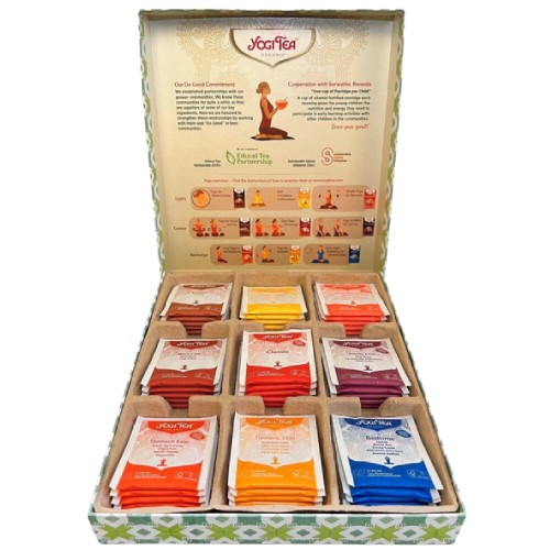 Miniaturka artykułu - #0 YOGI TEA Selection Box Zestaw herbatek w pudełku prezentowym, 45 szt.