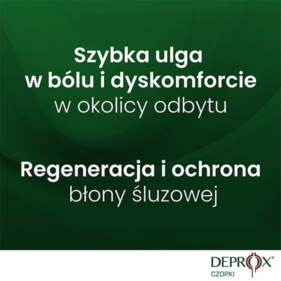 Miniaturka artykułu - #1  DEPROX czopki na zapalenie prostaty, 10 sztuk