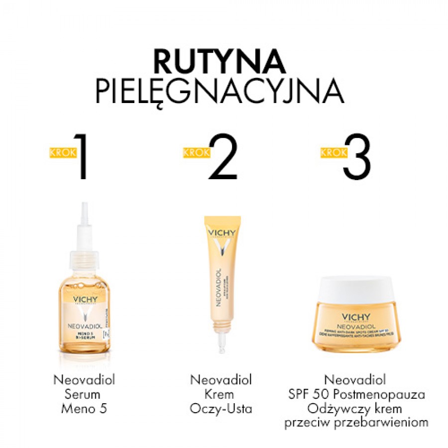 Zdjęcie produktu - 4 VICHY NEOVADIOL Postmenopauza Odżywczy krem na dzień przeciw przebarwieniom SPF50, 50ml