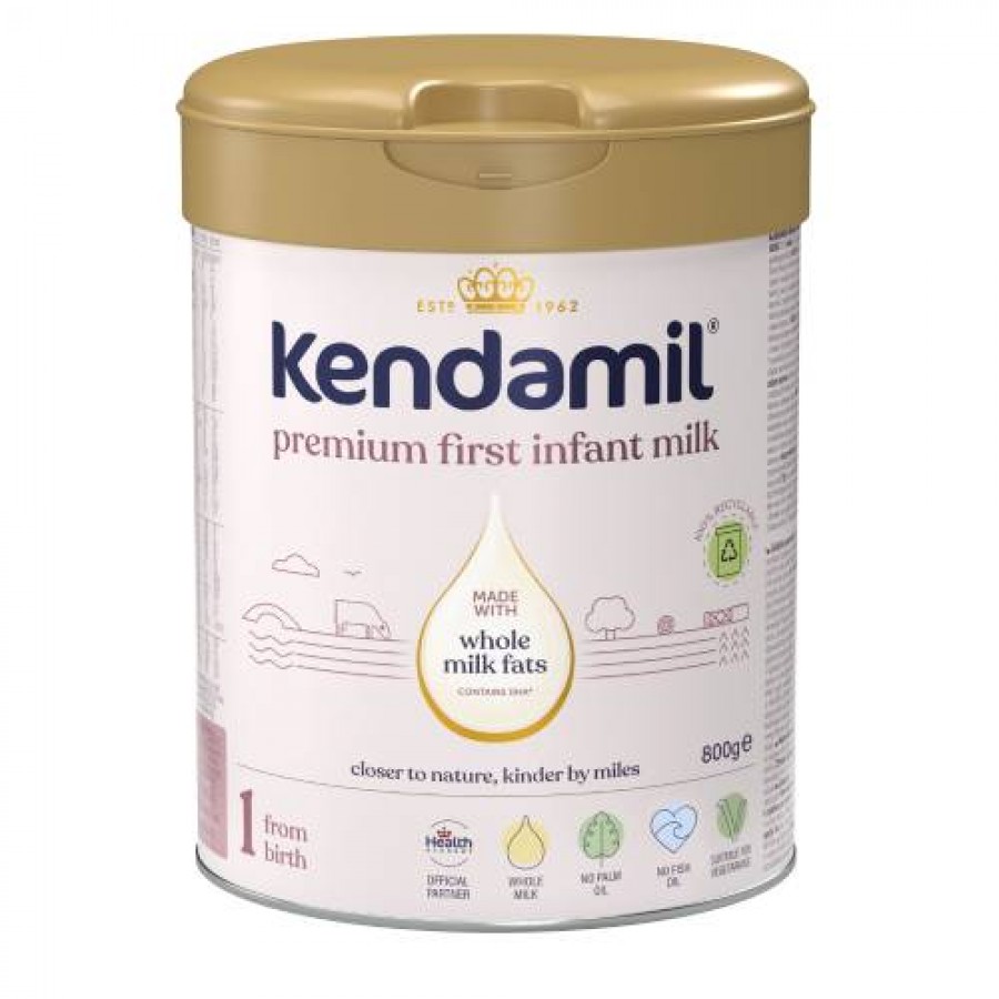 Miniaturka artykułu - #0 Kendamil Premium 1 Mleko początkowe dla niemowląt od urodzenia, 800 g