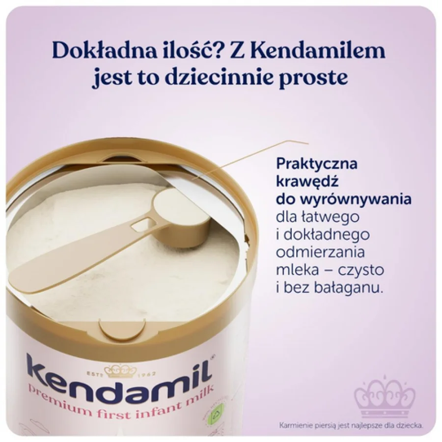 #4 – Kendamil Premium 1 Mleko początkowe dla niemowląt od urodzenia, 800 g