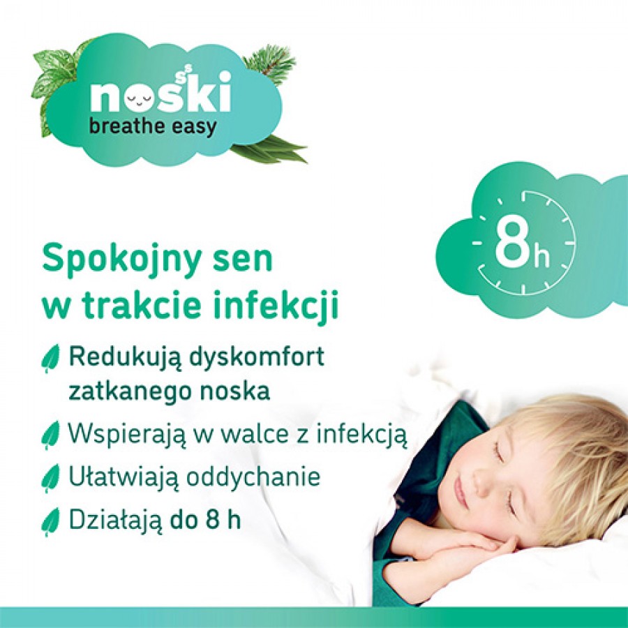 Zdjęcie produktu - 2 Noski Plastry aromatyczne dla dzieci 18m+, 6 szt.