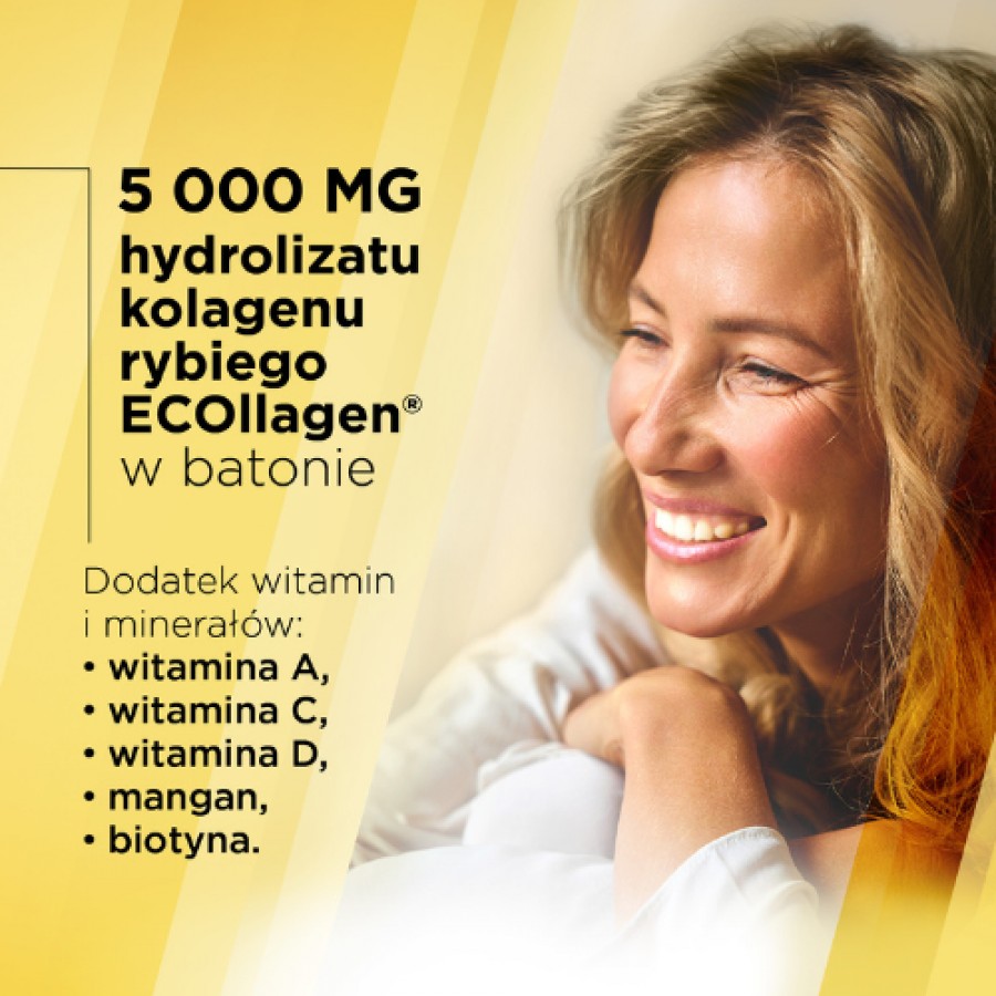 Miniaturka artykułu - #0 OLIMP Collagen Bar Wysokobiałkowy baton proteinowy Czekoladowy, 44g