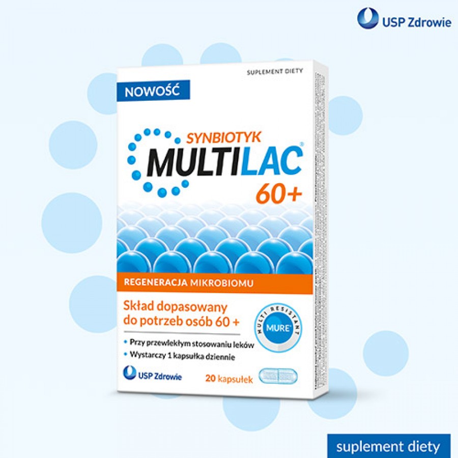 Zdjęcie produktu - 4 Multilac 60+, 20 kaps.