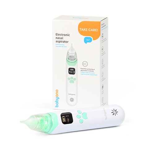 Miniaturka artykułu - #0 BabyOno Elektroniczny aspirator do nosa 1470