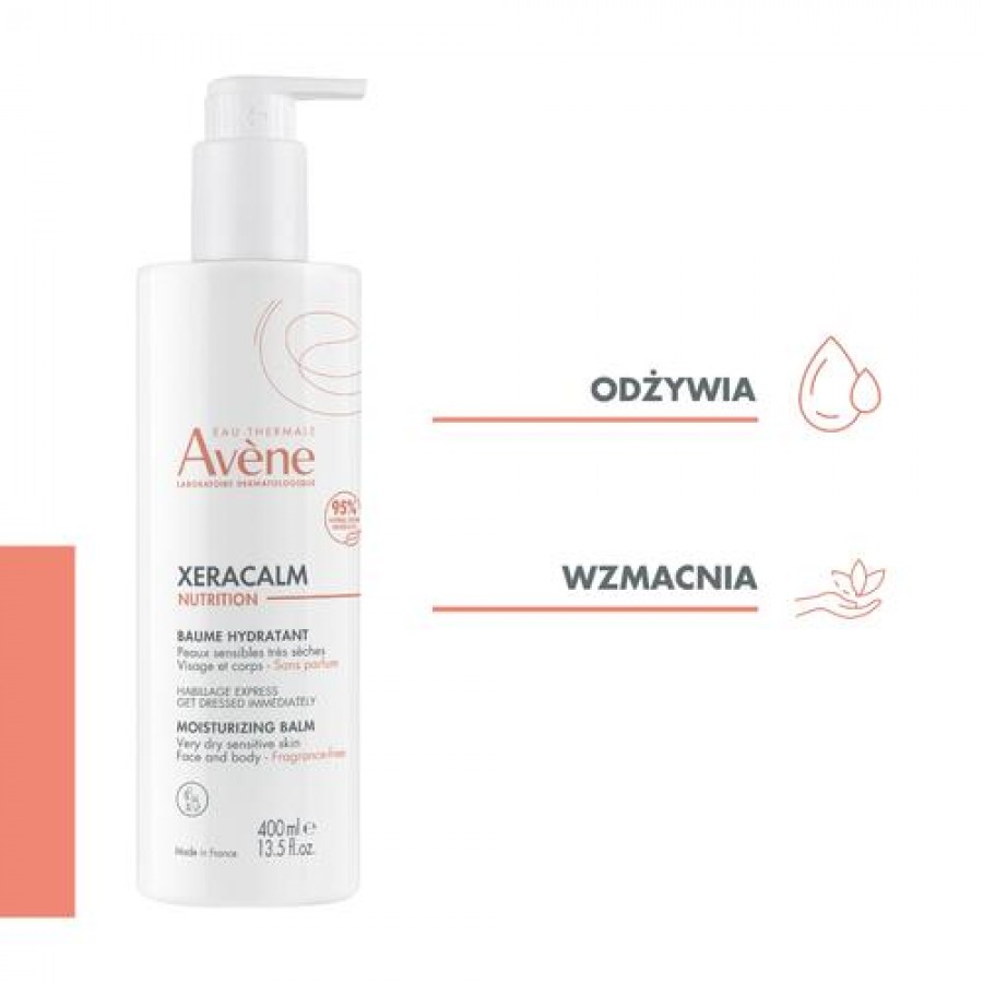 Miniaturka artykułu - #0 AVENE Xeracalm Nutrition Balsam nawilżający, 400ml