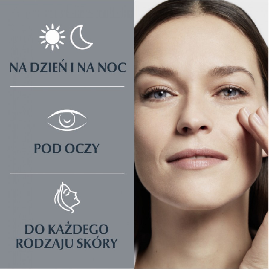 Miniaturka artykułu - #1 Eucerin Hyaluron Filler Przeciwzmarszczkowy krem pod oczy SPF15, 15ml