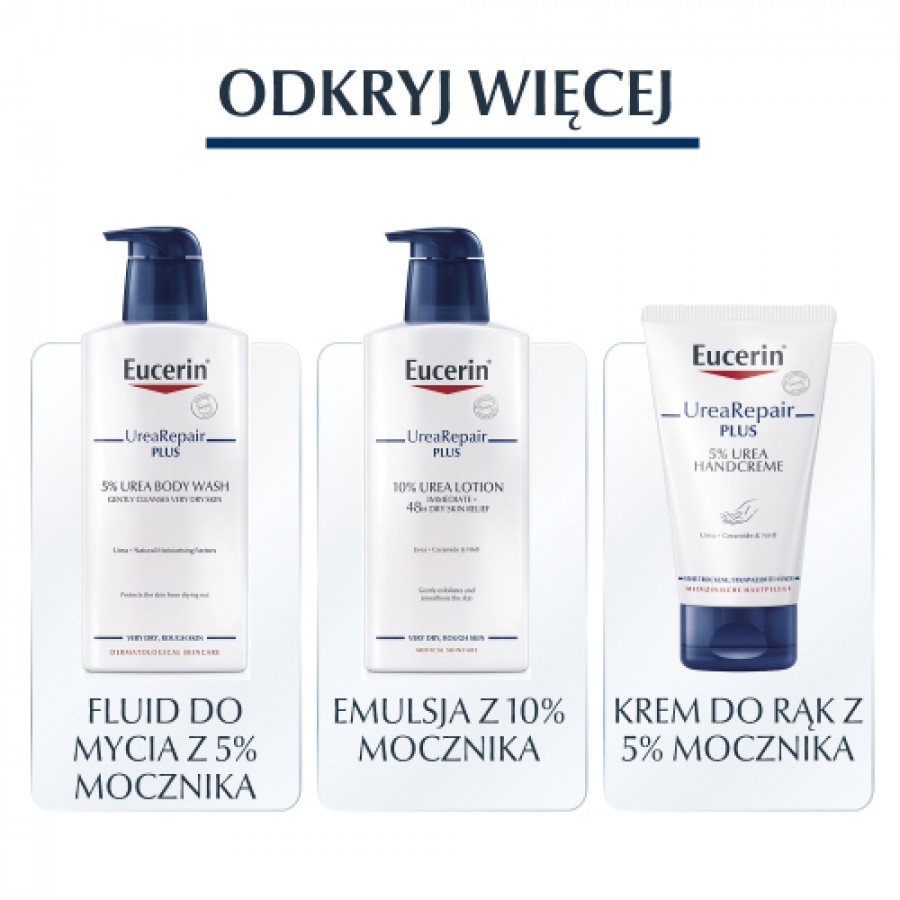 Zdjęcie produktu - 4 Eucerin UreaRepair Plus Krem do st&oacute;p 10% mocznika, 100 ml