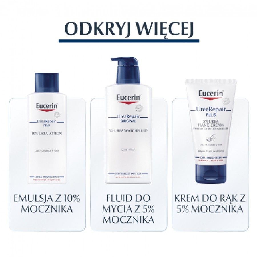 Zdjęcie produktu - 4 EUCERIN Urea Krem nawilżający do twarzy na dzień i na noc 5% mocznika, 50ml