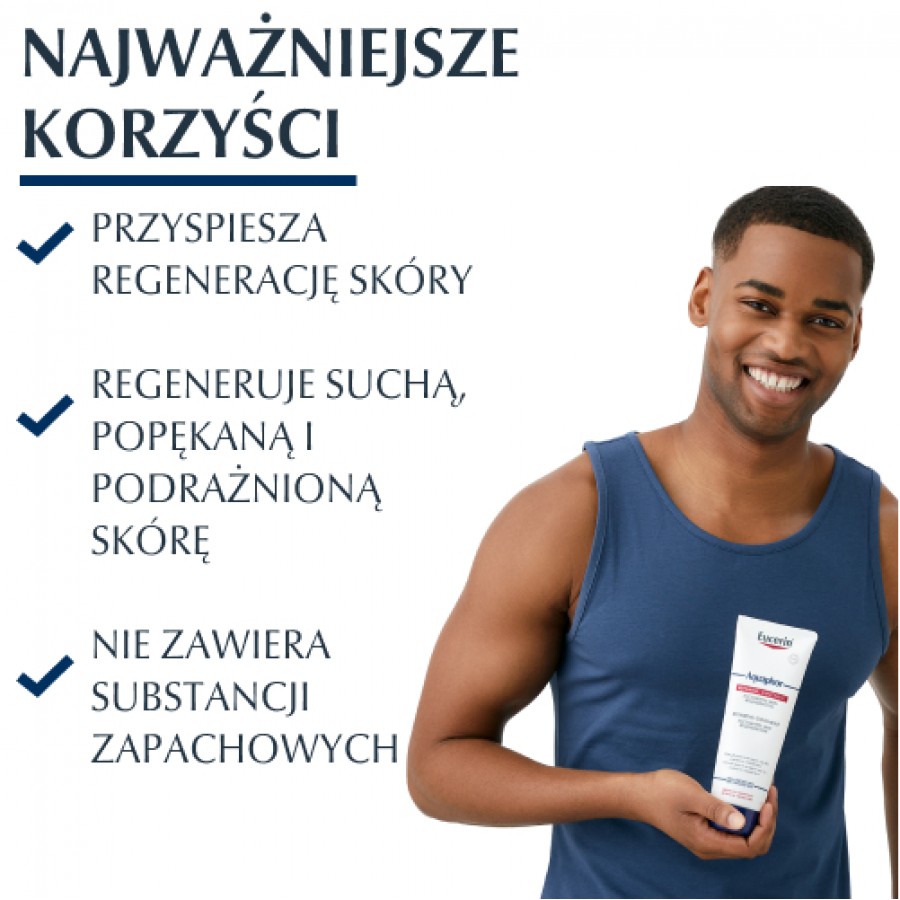 Miniaturka artykułu - #0 Eucerin Aquaphor maść regenerująca, 220 ml
