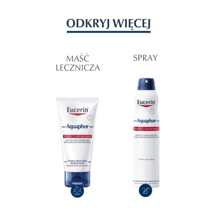 Zdjęcie produktu - 5 Eucerin Aquaphor maść regenerująca, 220 ml