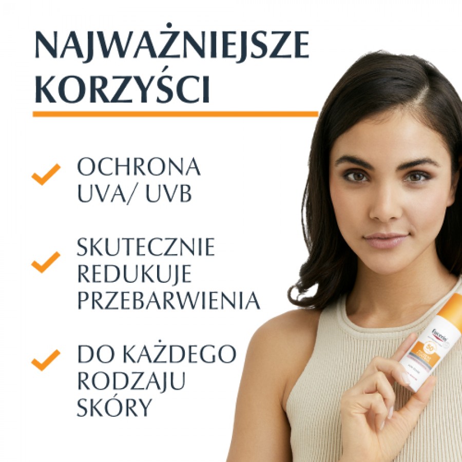 Miniaturka artykułu - #0 Eucerin Pigment Control SPF50+ Fluid ochronny przeciw przebarwieniom, 50 ml