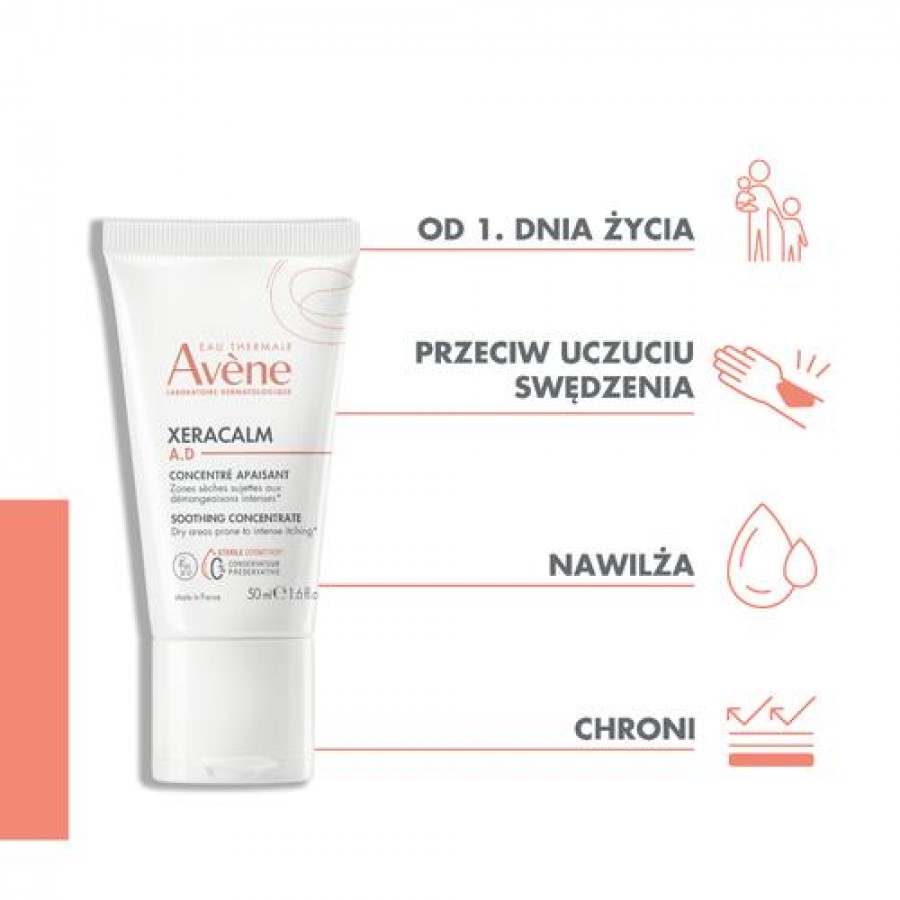 Miniaturka artykułu - #1 AVENE XeraCalm Koncentrat kojący, 50ml