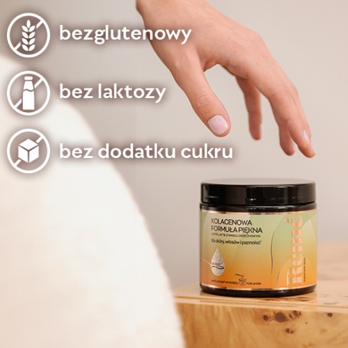 Zdjęcie produktu - 5 REME Kolagenowa Formuła Piękna Caffe Latte o smaku orzechowym, 150g