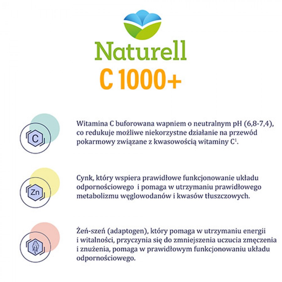 Zdjęcie produktu - 2 NATURELL C 1000+, 90kaps.
