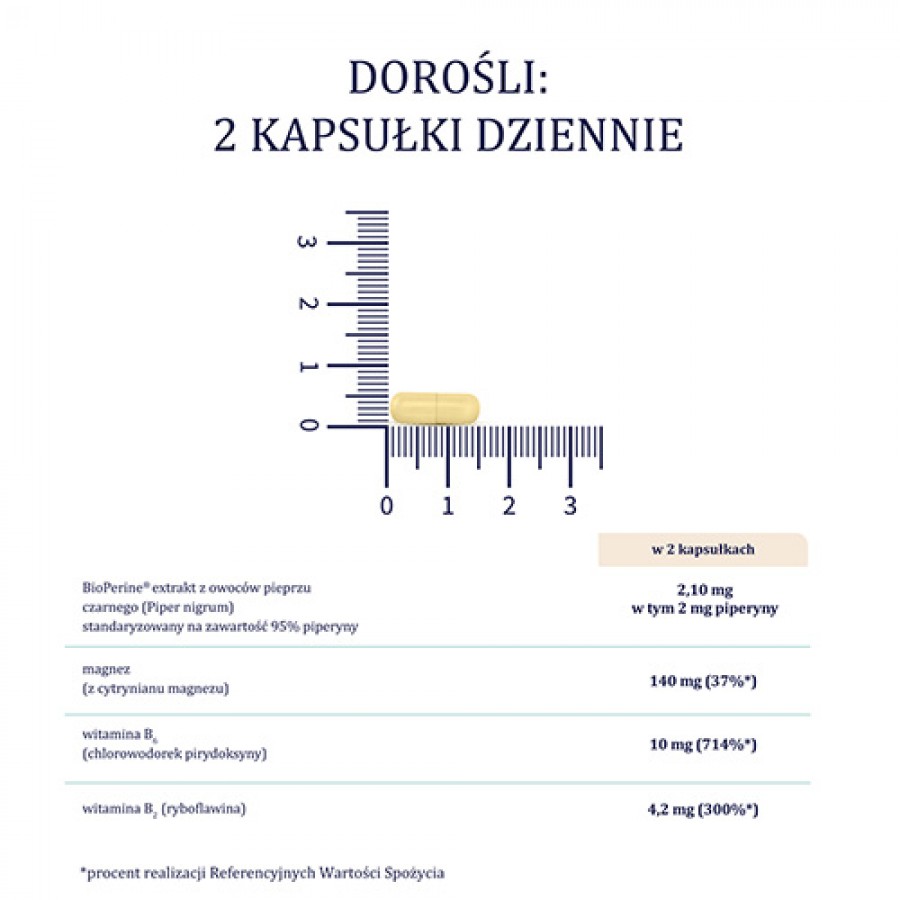 Zdjęcie produktu - 4 Naturell Magnez organiczny+, 100 kaps.