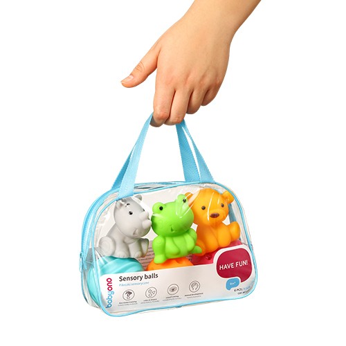 Miniaturka artykułu - #0 BabyOno Zestaw 6 piłeczek sensorycznych (1530)	