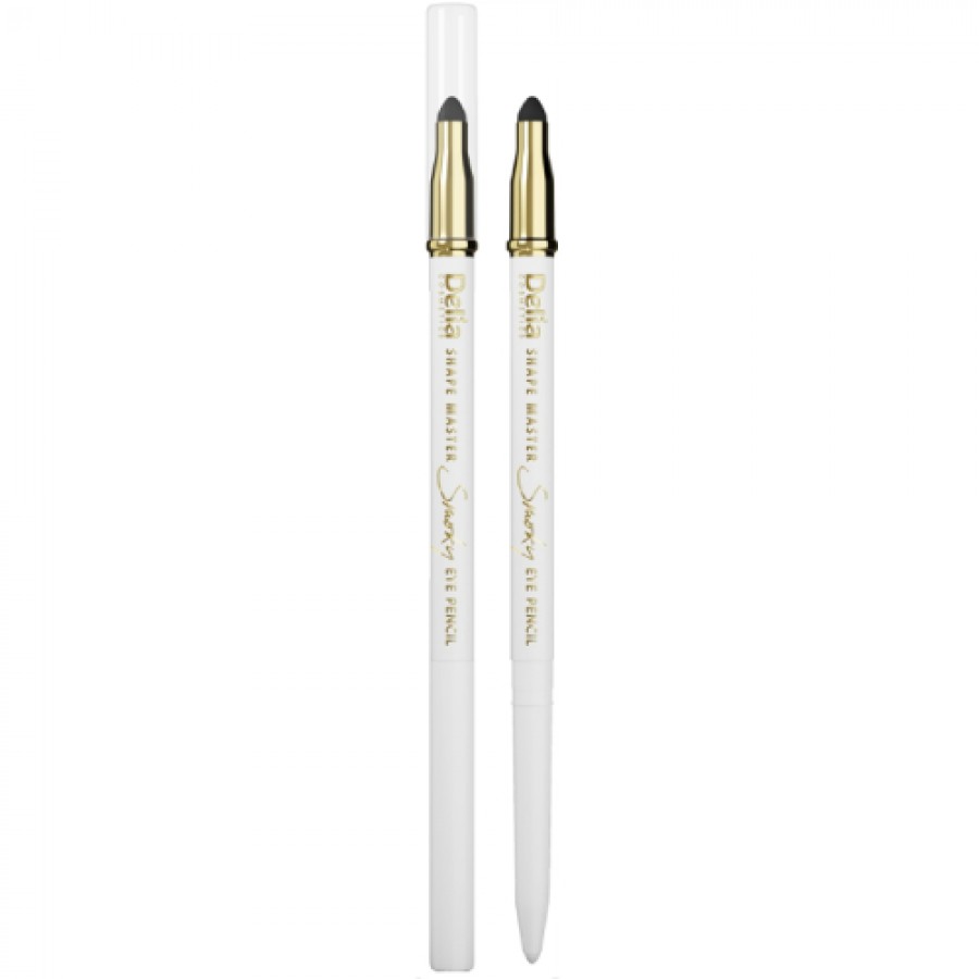 Miniaturka artykułu - #0 DELIA Kredka do oczu z gąbką Smoky White 31, 2g