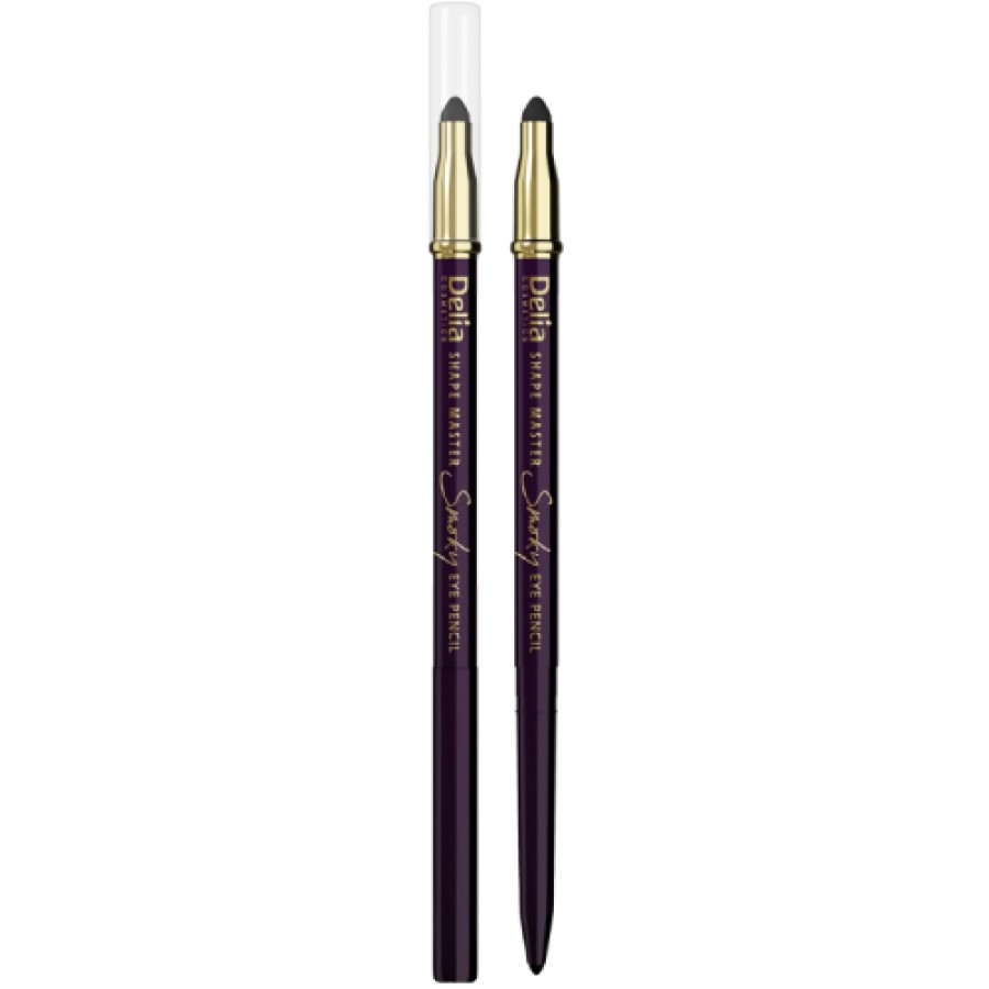 Miniaturka artykułu - #0 DELIA Kredka do oczu z gąbką Smoky Violet 32, 2g
