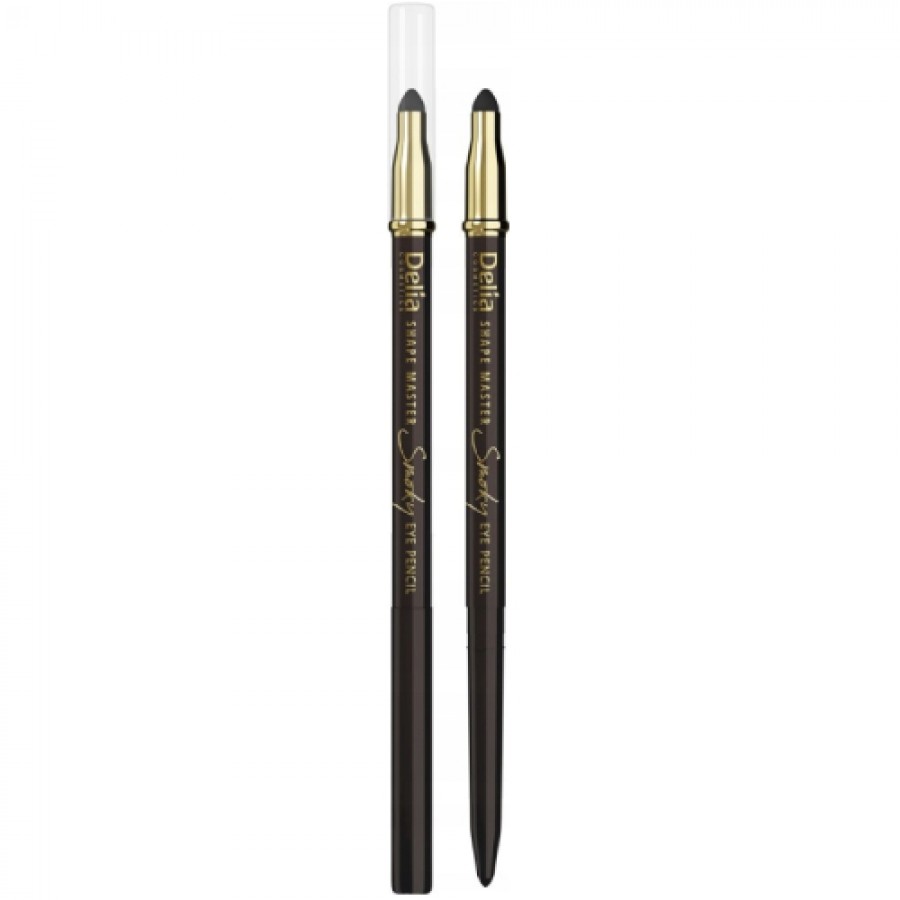 Miniaturka artykułu - #0 DELIA Kredka do oczu z gąbką Smoky Brown 33, 2g