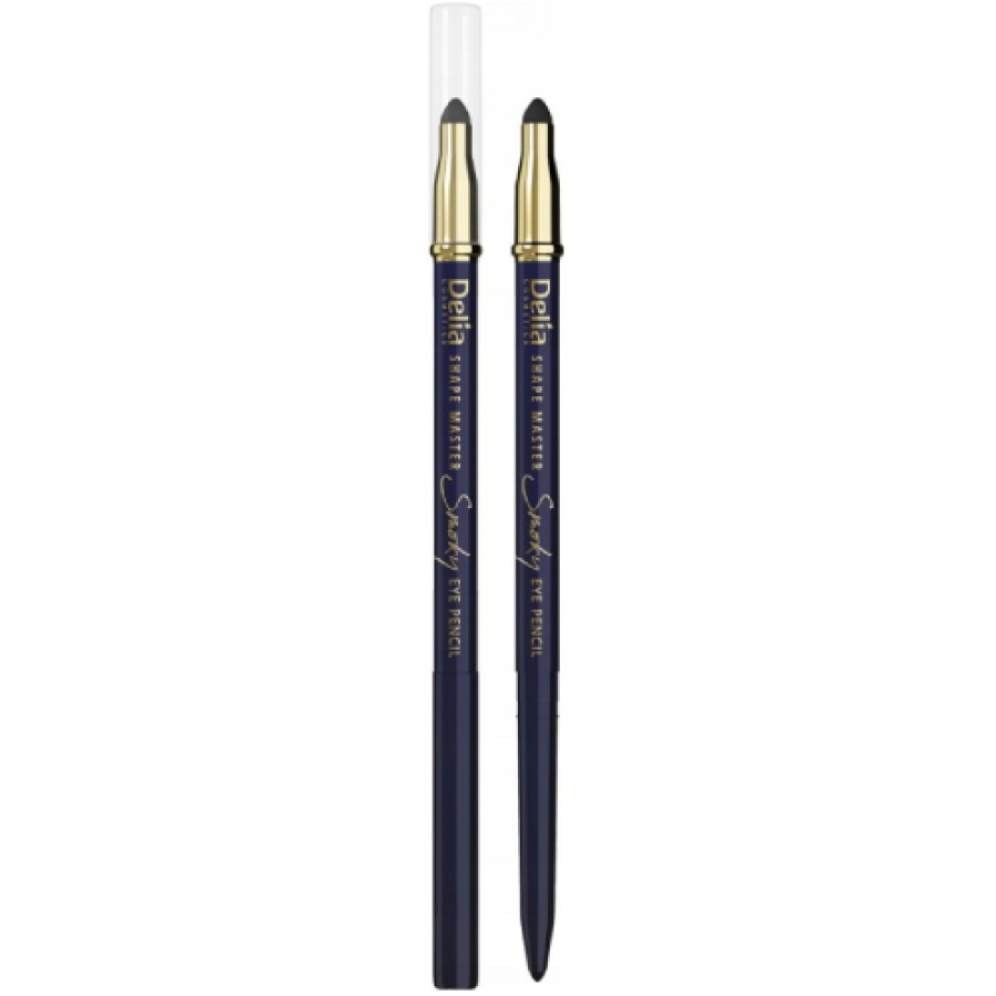 Miniaturka artykułu - #0 DELIA Kredka do oczu z gąbką Smoky Blue 34, 2g