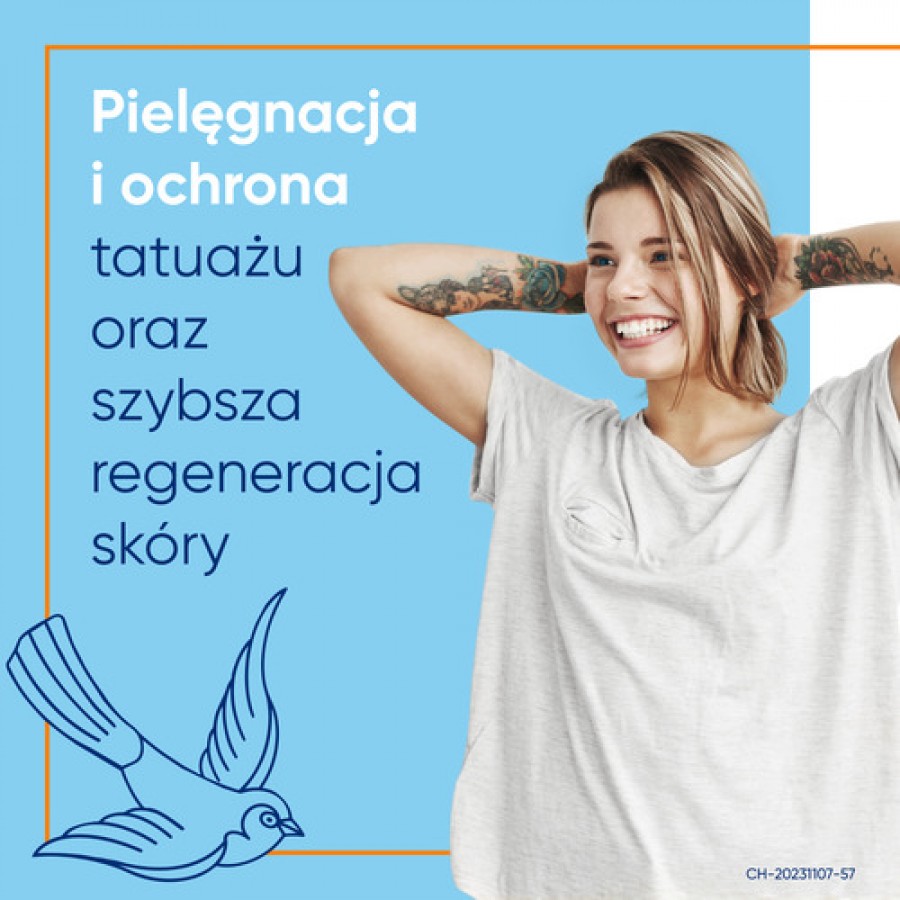 Miniaturka artykułu - #0 Bepanthen Tattoo Maść pielęgnująca i regenerująca sk&oacute;rę po tatuażu, 50 g