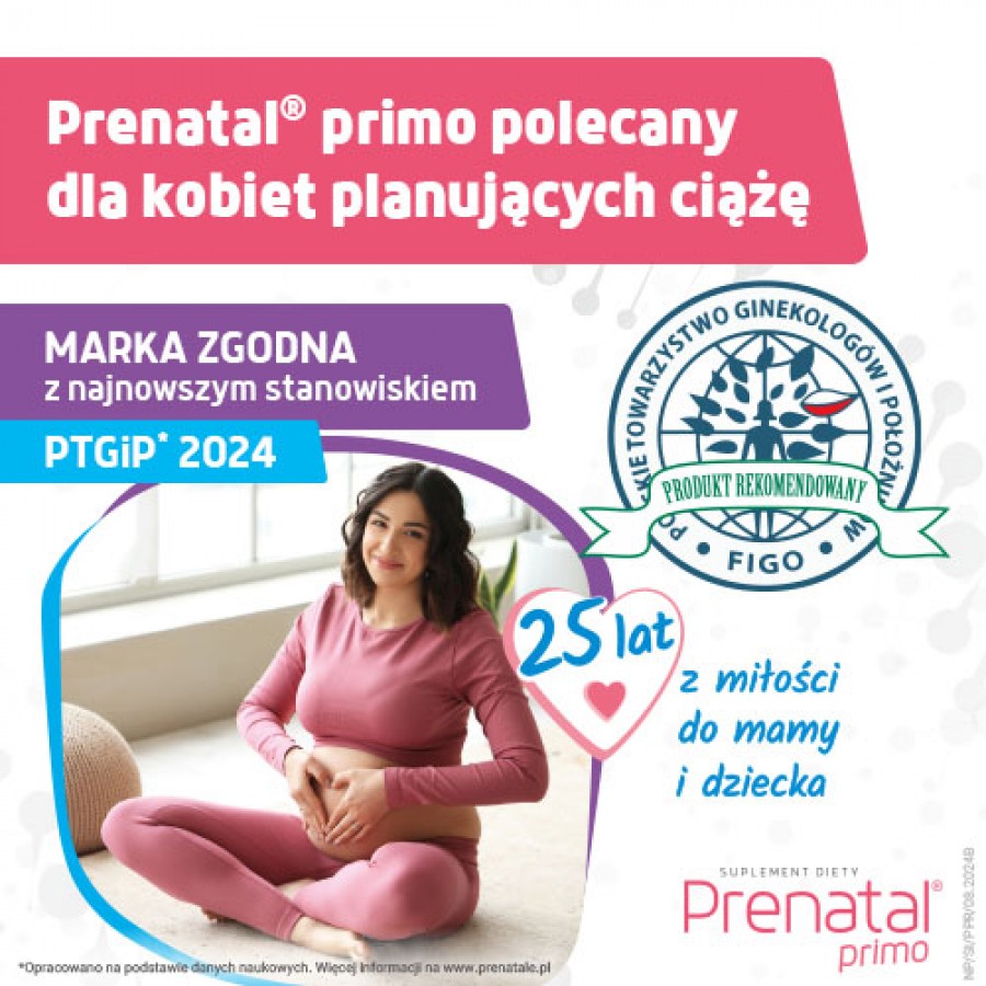 Zdjęcie produktu - 2 Prenatal Primo dla kobiet planujących ciążę, 30 kaps.
